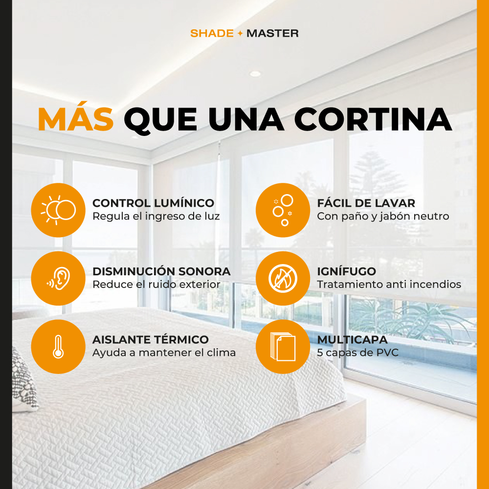 CORTINA ROLLER SUNSCREEN A MEDIDA
