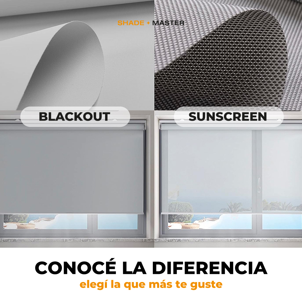 CORTINA ROLLER SUNSCREEN A MEDIDA