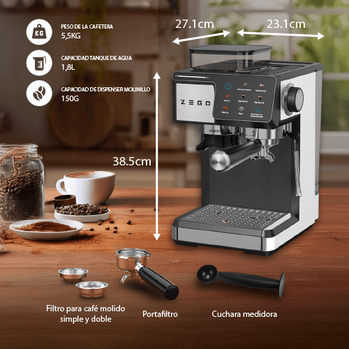 CAFETERA ESPRESSO PRO 1.7L