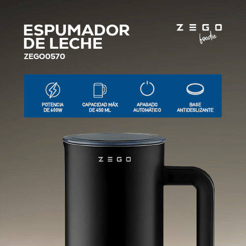 ESPUMADOR LECHE 450ML 600W