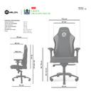 SILLA GAMER DRAGON HOUSE 8200