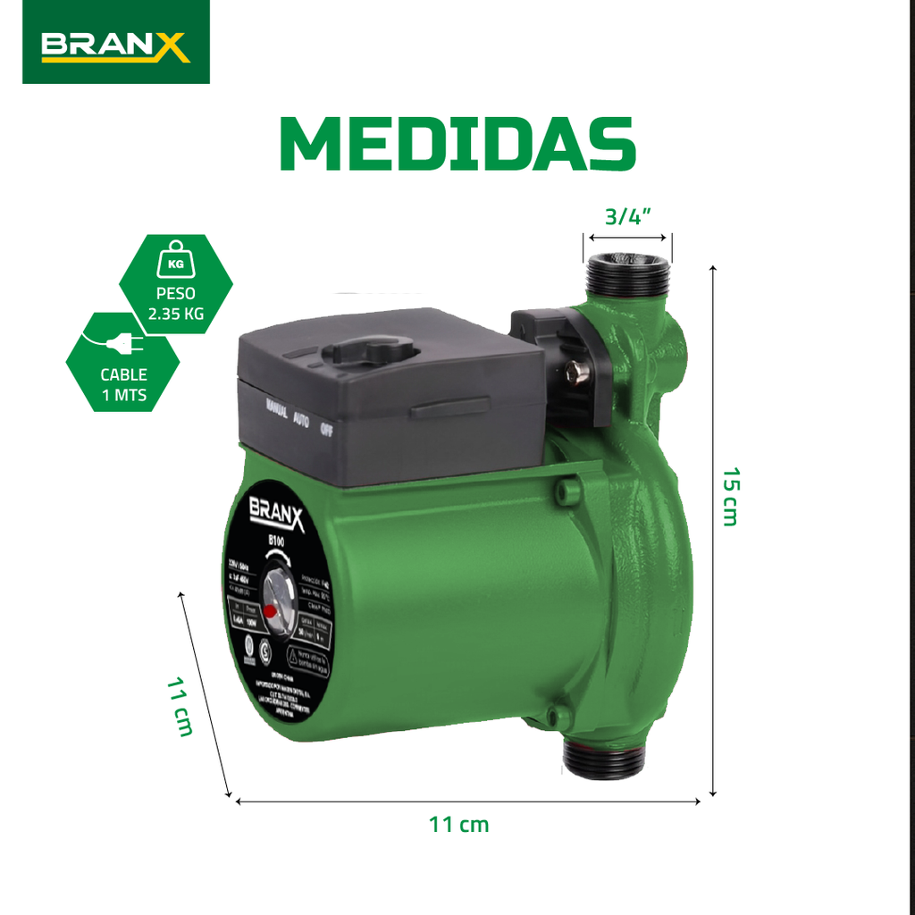 BOMBA PRESURIZADORA B100