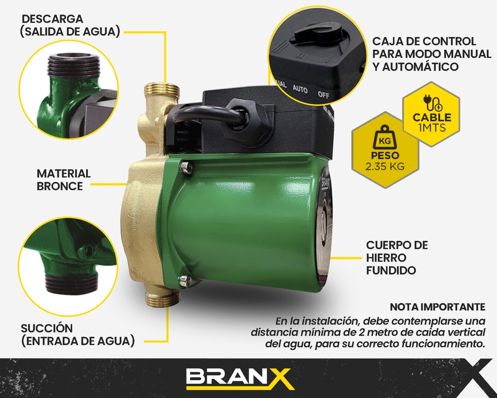 BOMBA PRESURIZADORA B150