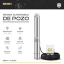 BOMBA SUMERGIBLE BSm4-14 + CABLE 50 MTS + TABLERO DE CONTROL