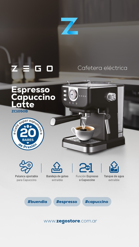 CAFETERA ESPRESSO 1.5L