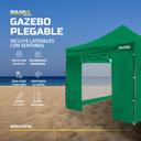 GAZEBO 3x3mts PLEGABLE REF. CON PAREDES Y VENTANA