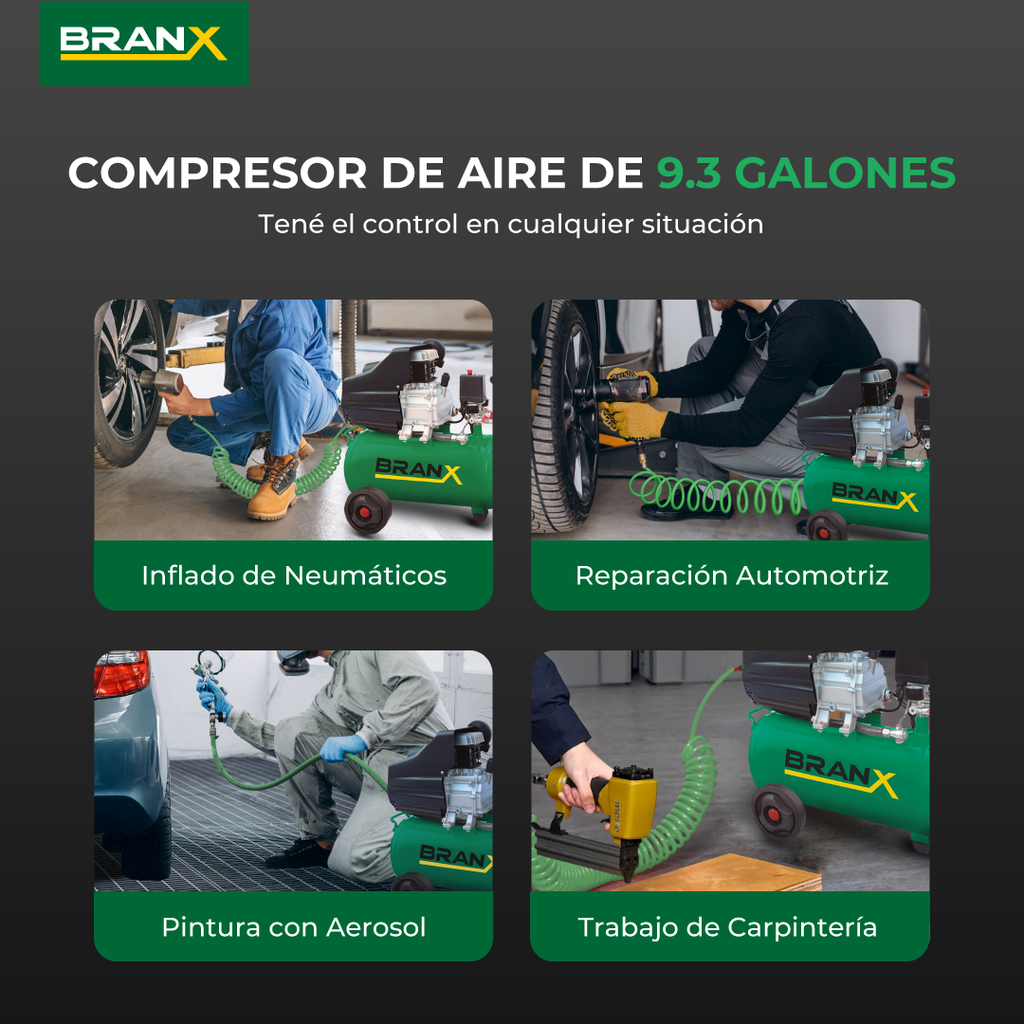 COMPRESOR DE AIRE 50 LTS