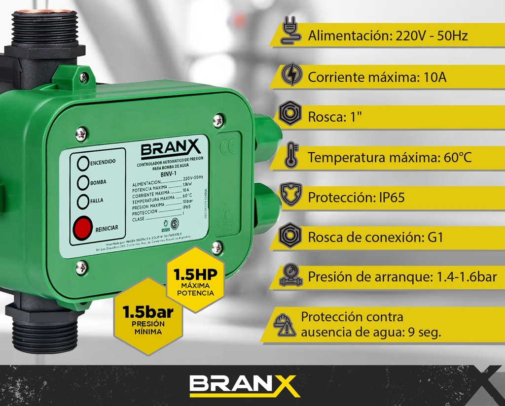 INTERRUPTOR DE PRESION BINV-1