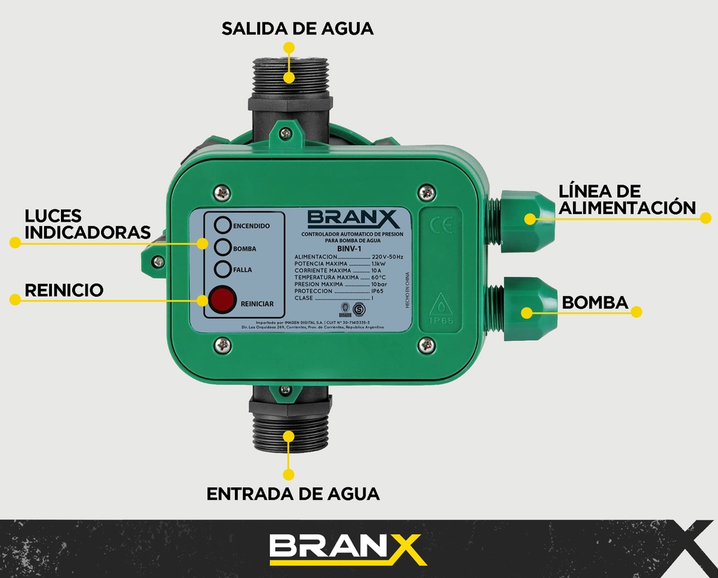 INTERRUPTOR DE PRESION BINV-1