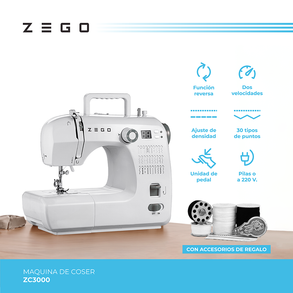 MAQUINA COSER ZC3000