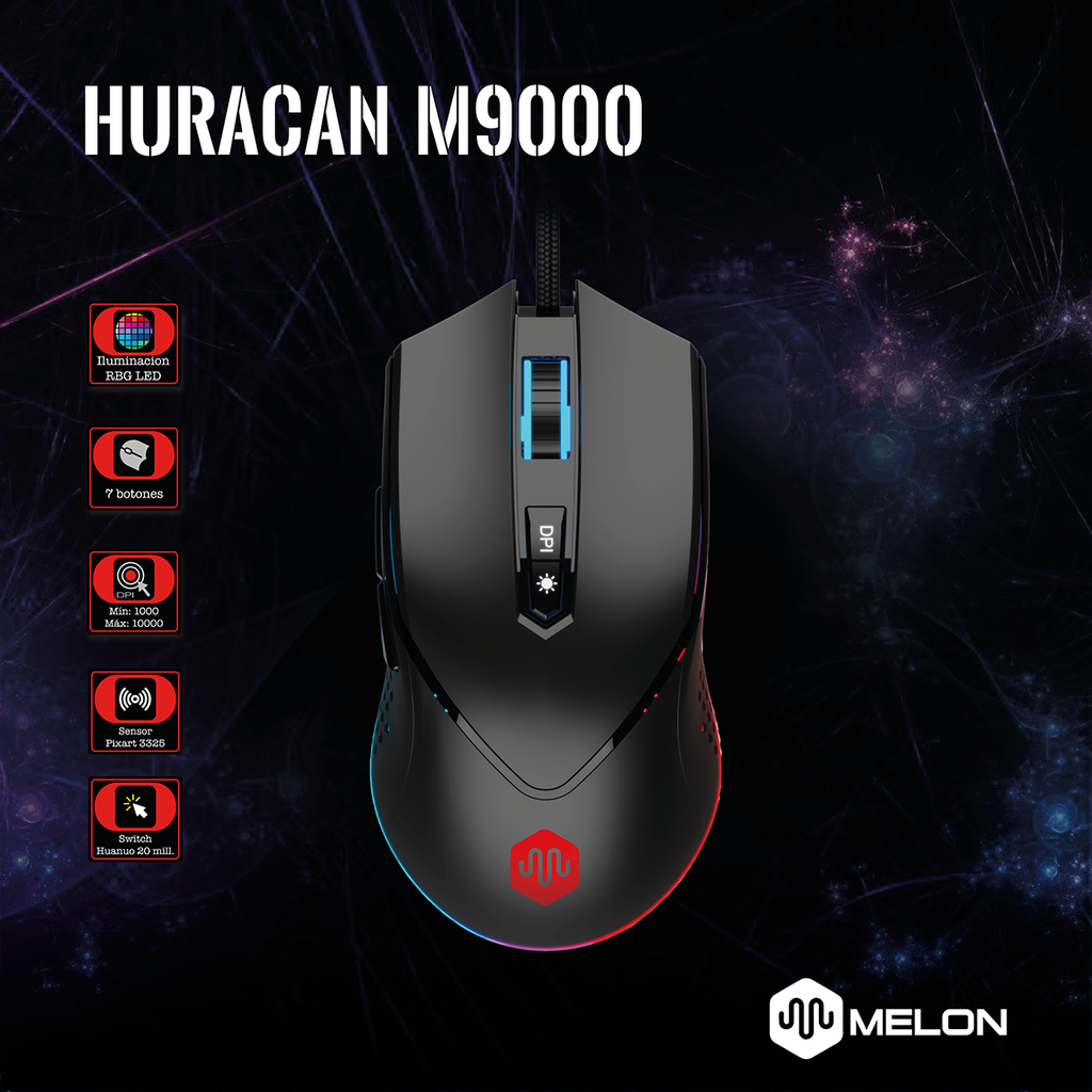 MOUSE GAMER HURACAN 900