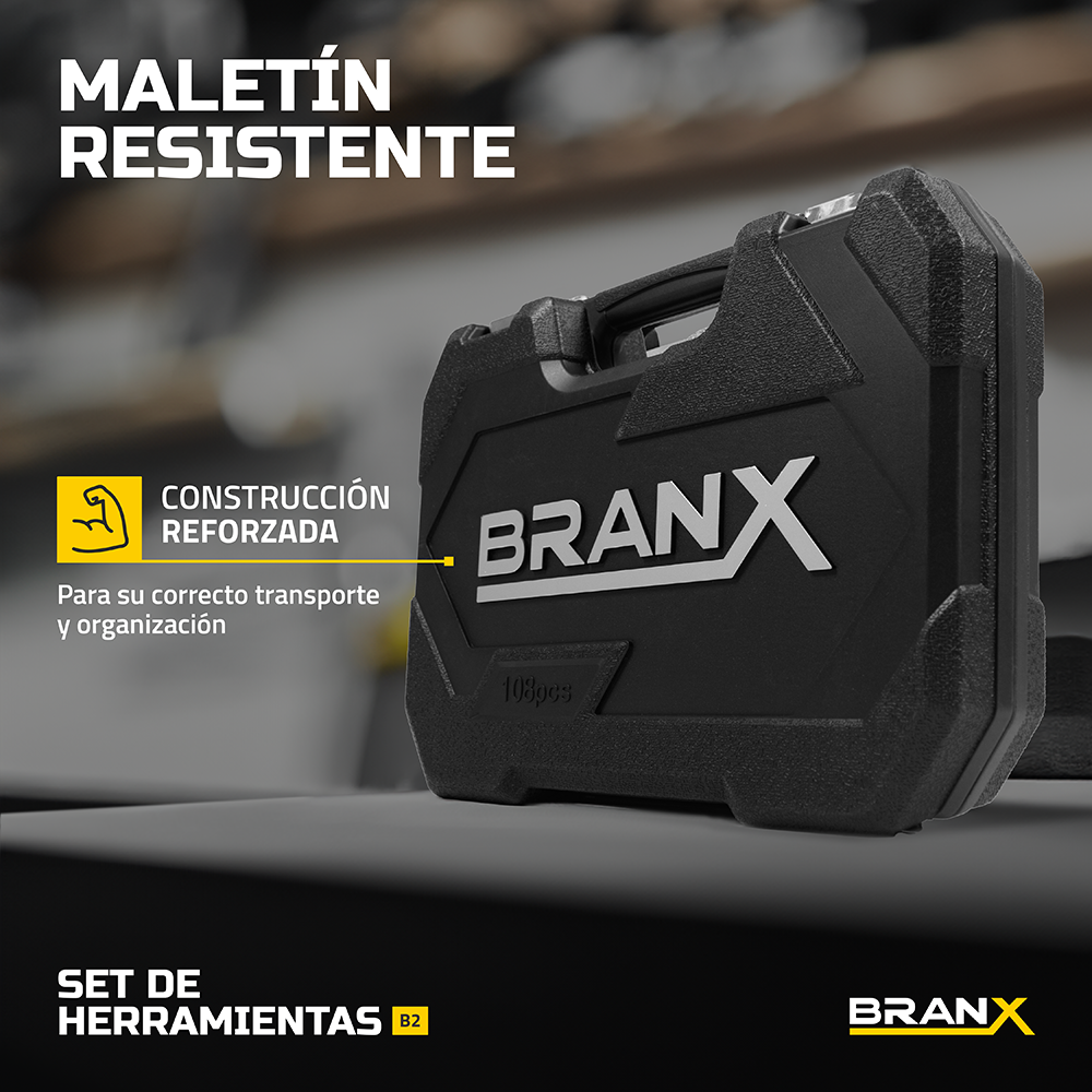 SET DE HERRAMIENTAS B2 (108 PIEZAS)