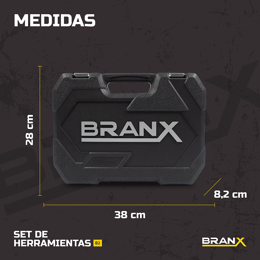 SET DE HERRAMIENTAS B2 (108 PIEZAS)