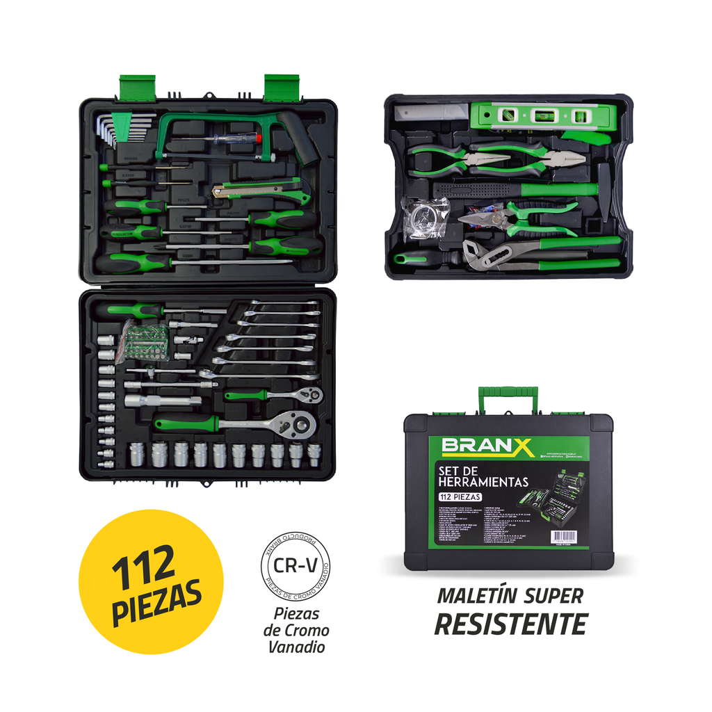 SET DE HERRAMIENTAS B5 112 PIE
