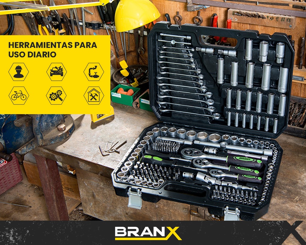 SET DE HERRAMIENTAS B6 (215 PIEZAS)