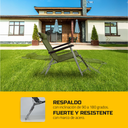 SILLA PLEGABLE CON ALMOHADA