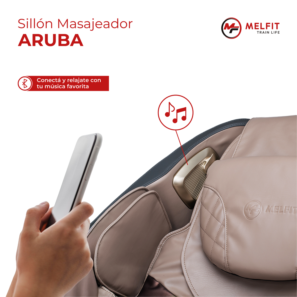 SILLON MASAJEADOR ARUBA (MARRON)