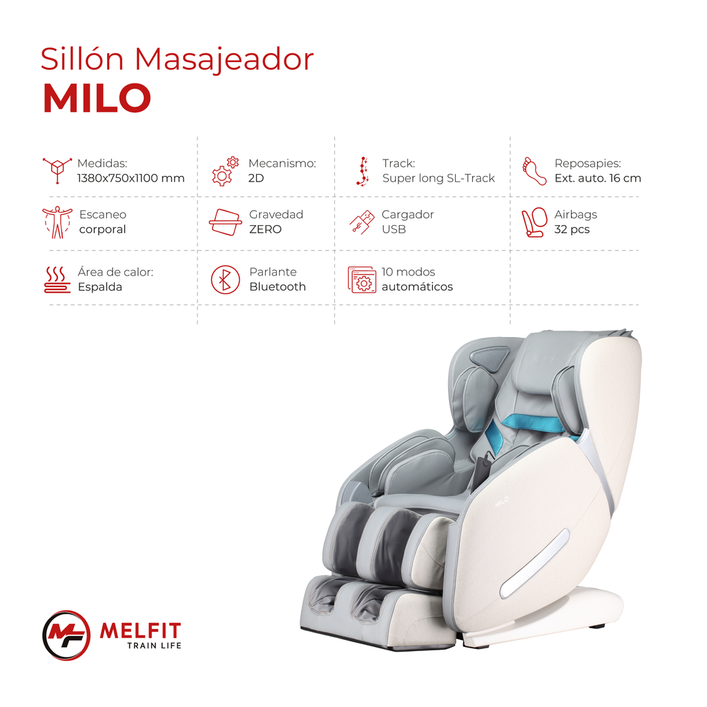SILLON MASAJEADOR MILO