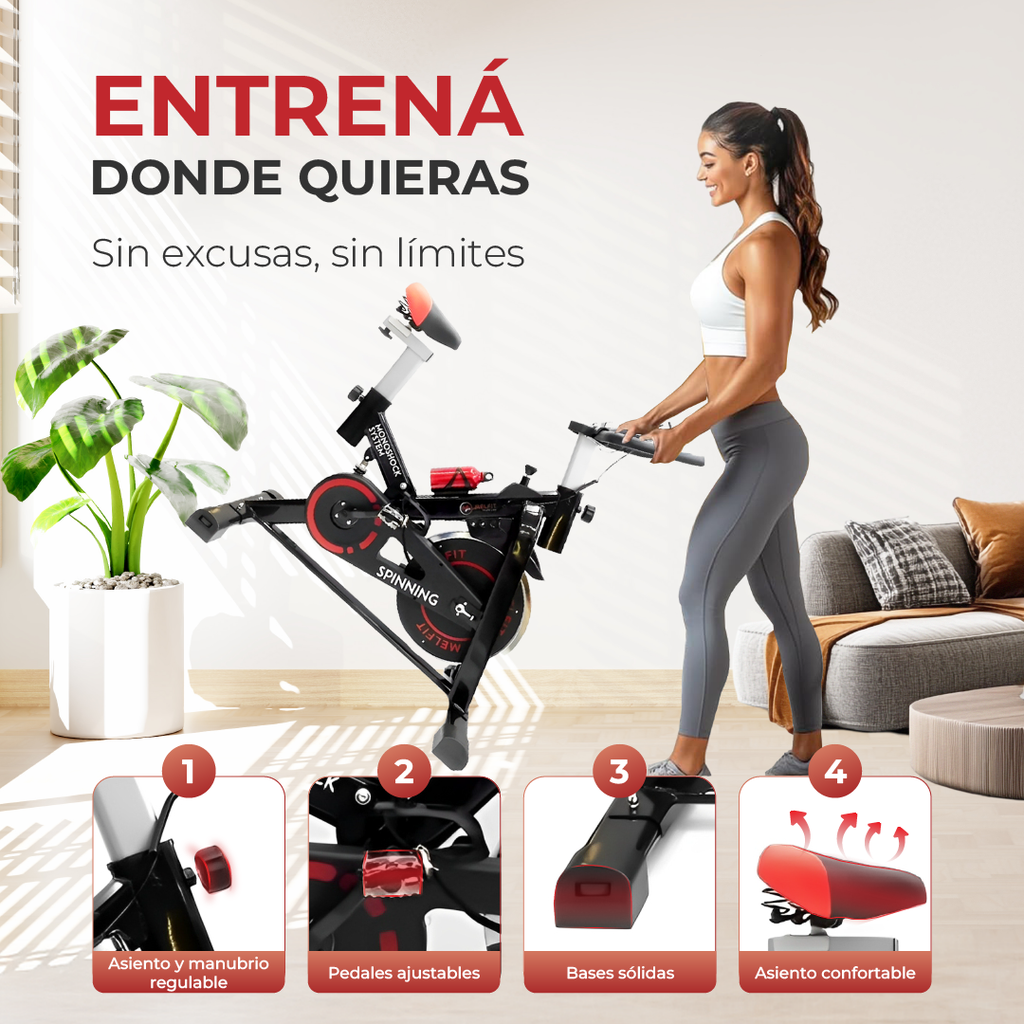 BICICLETA FIJA 10KG FX1100