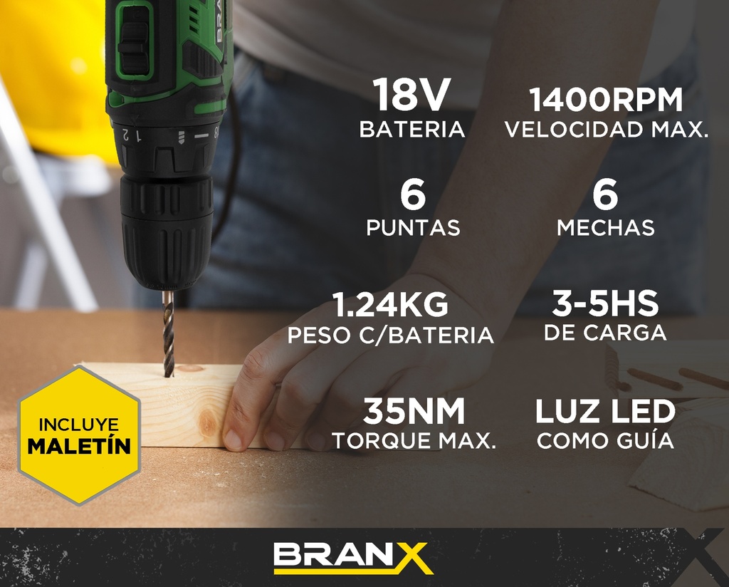TALADRO INALAMBRICO BTCL18