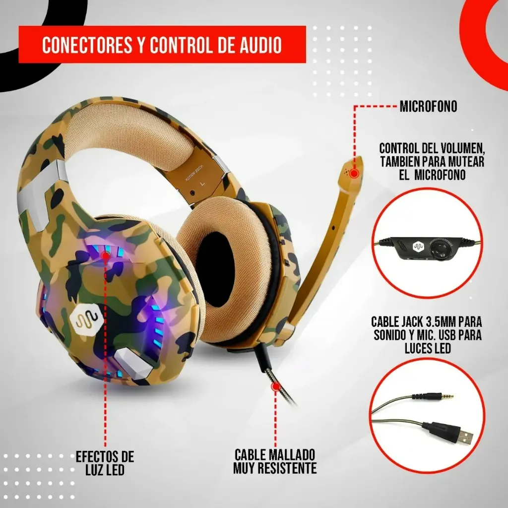AURICULAR GAMER MELON M5000