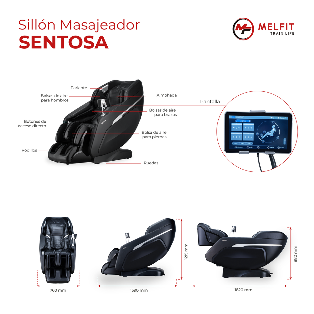 SILLON MASAJEADOR SENTOSA