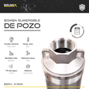 BOMBA SUMERGIBLE BSm4-14 + CABLE 50 MTS + TABLERO DE CONTROL