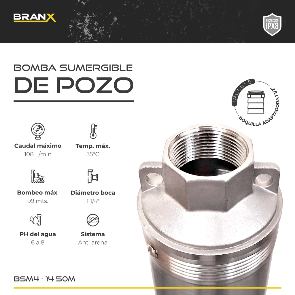 BOMBA SUMERGIBLE BSm4-14
