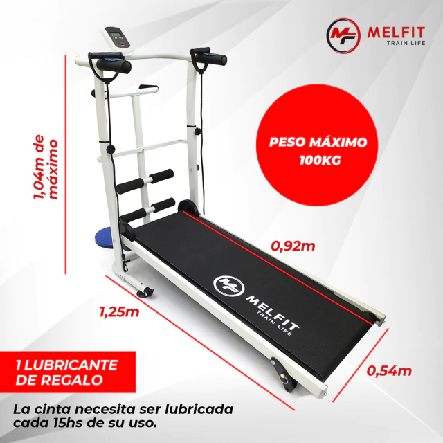 CINTA CAMINADORA MANUAL FM100