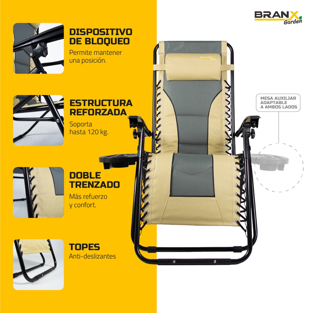 SILLA GRAV C/AUX BRANX