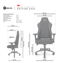 SILLA GAMER DRAGON HOUSE 8200