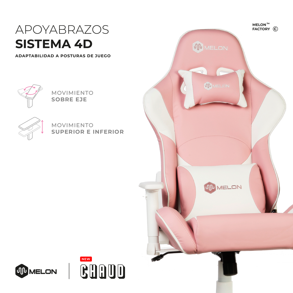 SILLA GAMER 8803 PINK