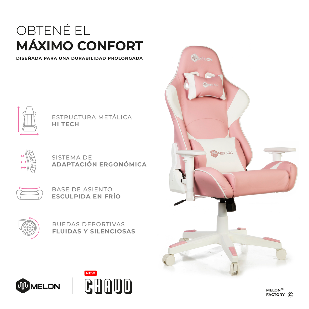SILLA GAMER 8803 PINK