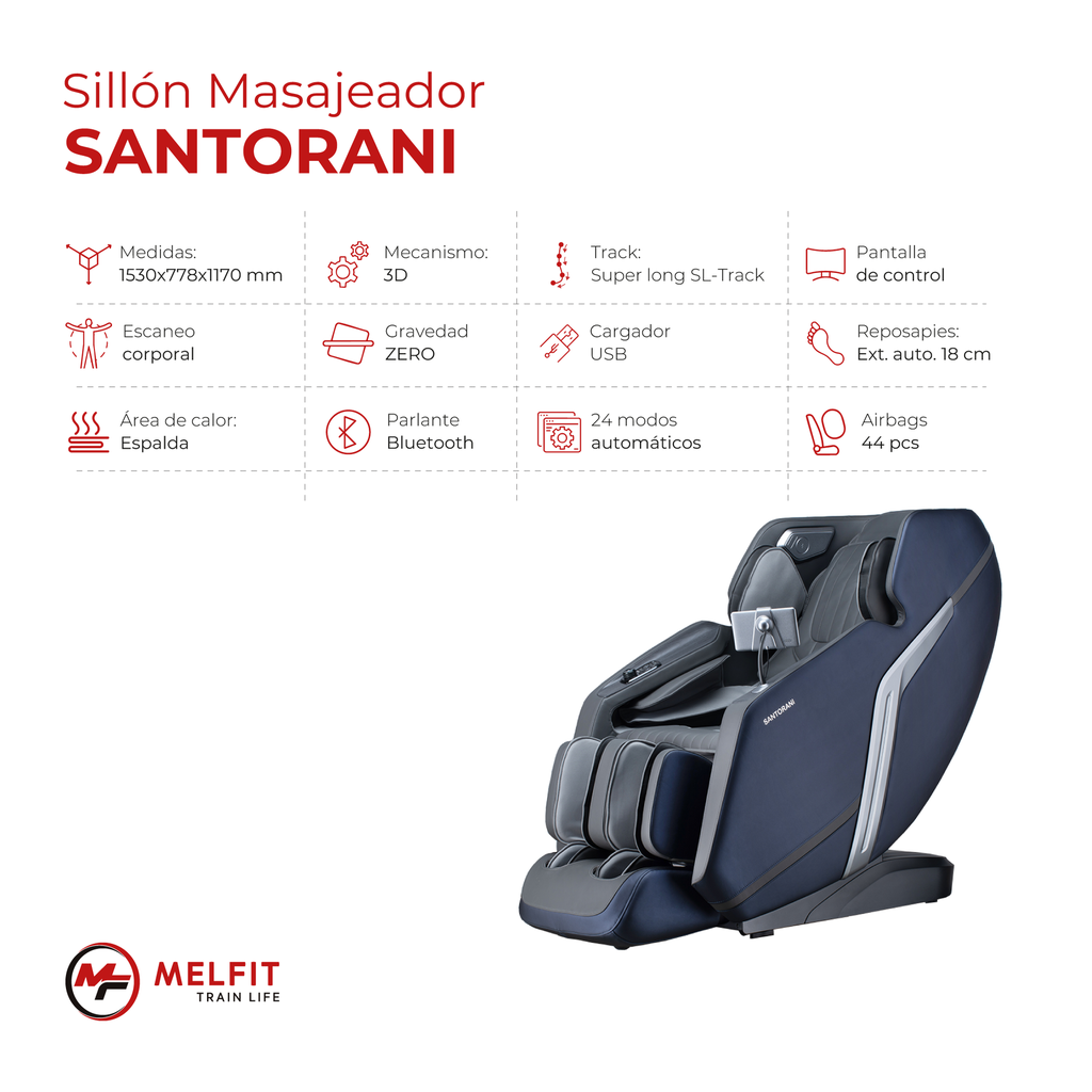 SILLON MASAJEADOR SANTORANI