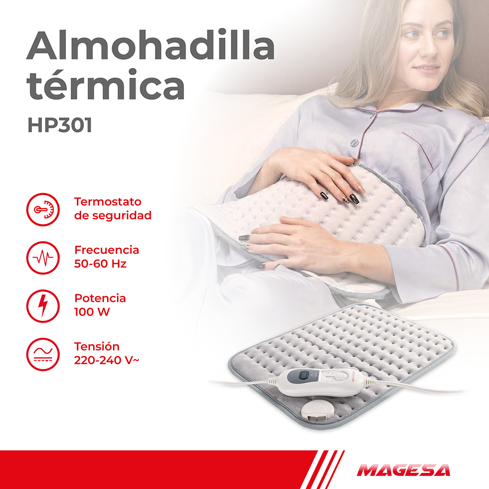 ALMOHADILLA TERMICA ESPALDA HP301