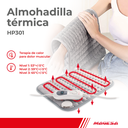 ALMOHADILLA TERMICA ESPALDA HP301