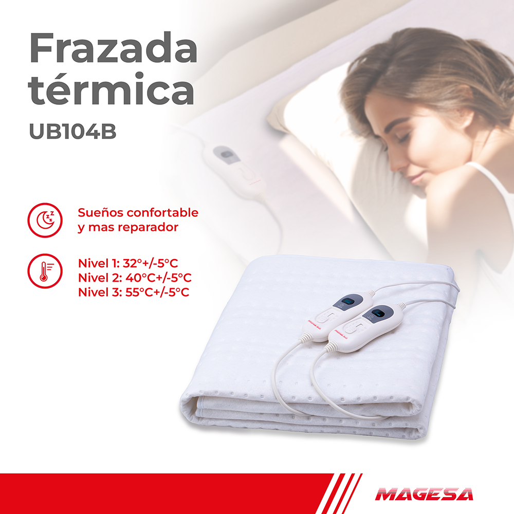 MANTA TERMICA 2 PLAZA UB104B