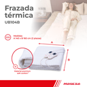MANTA TERMICA 2 PLAZA UB104B