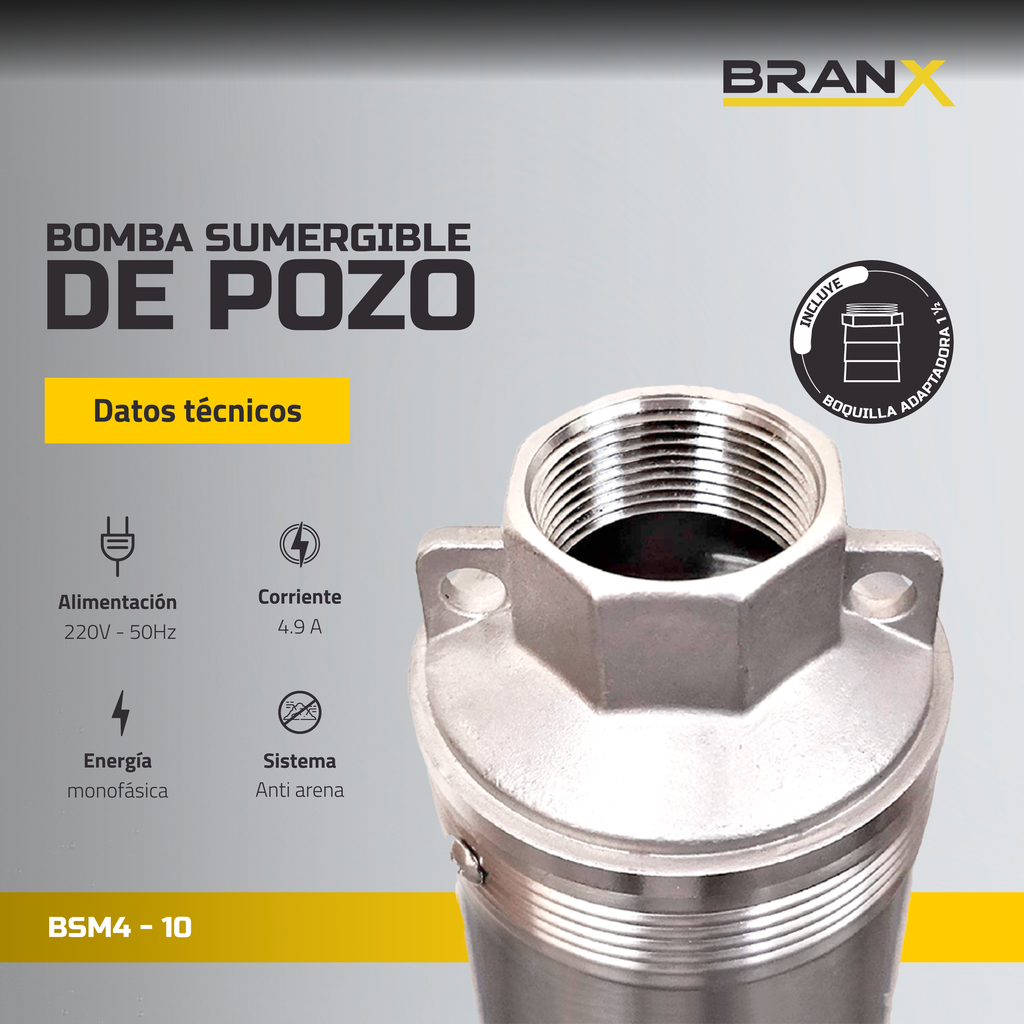 BOMBA SUMERGIBLE BSm4-10