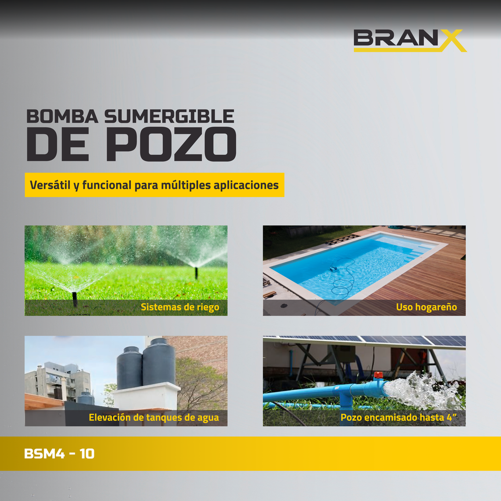 BOMBA SUMERGIBLE BSm4-10