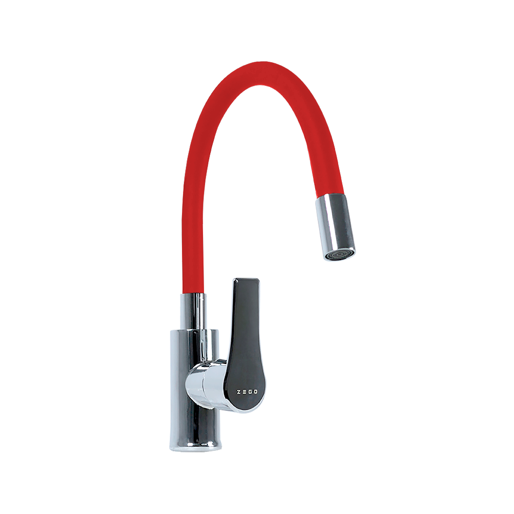 [ZEGO0105] GRIFERIA FLEXIBLE ZEGO (Rojo)