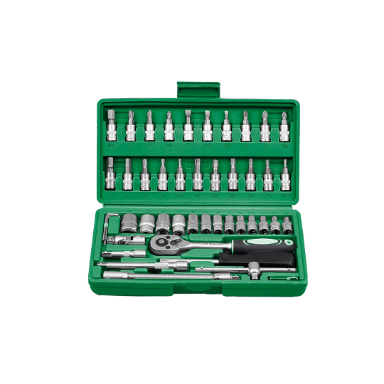 [BRNX0011] SET DE HERRAMIENTAS B100 (46 PIEZAS)